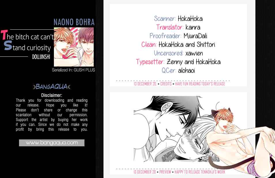 Bitch na Neko wa Koukishin ni Katenai Chapter Doujinshi Vol.3 - Page 1