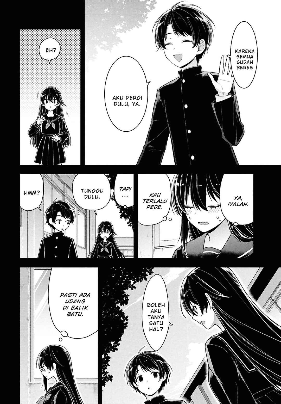 Tonari no Seki no Yankee Shimizu-san ga Kami wo Kuroku Sometekita Chapter 4 - Page 17