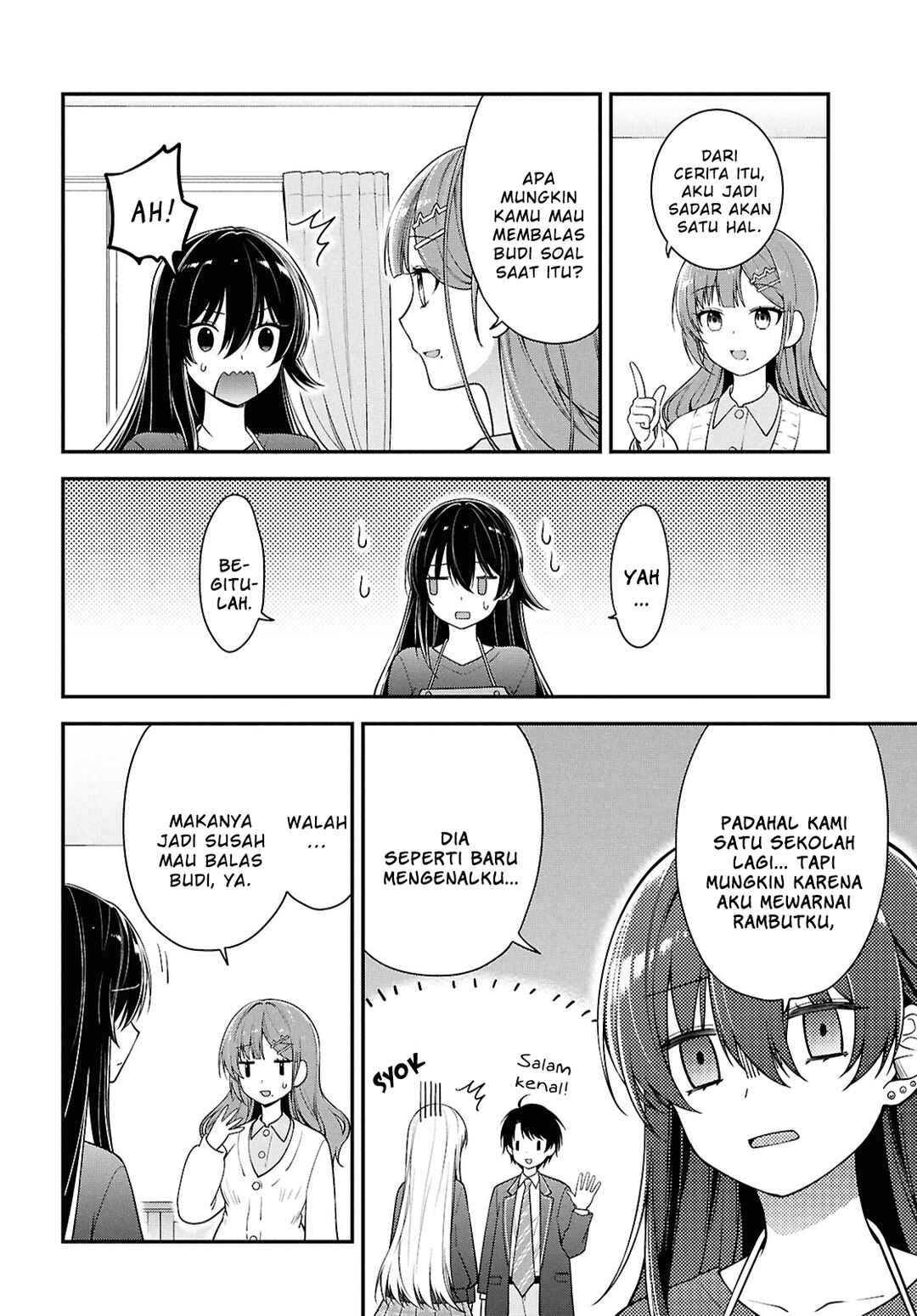 Tonari no Seki no Yankee Shimizu-san ga Kami wo Kuroku Sometekita Chapter 4 - Page 26