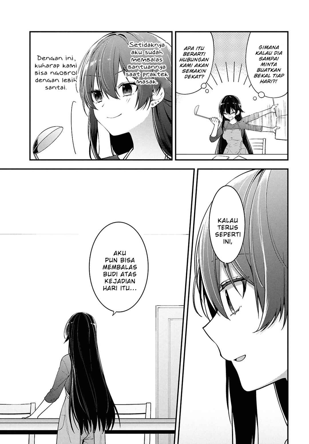 Tonari no Seki no Yankee Shimizu-san ga Kami wo Kuroku Sometekita Chapter 4 - Page 3