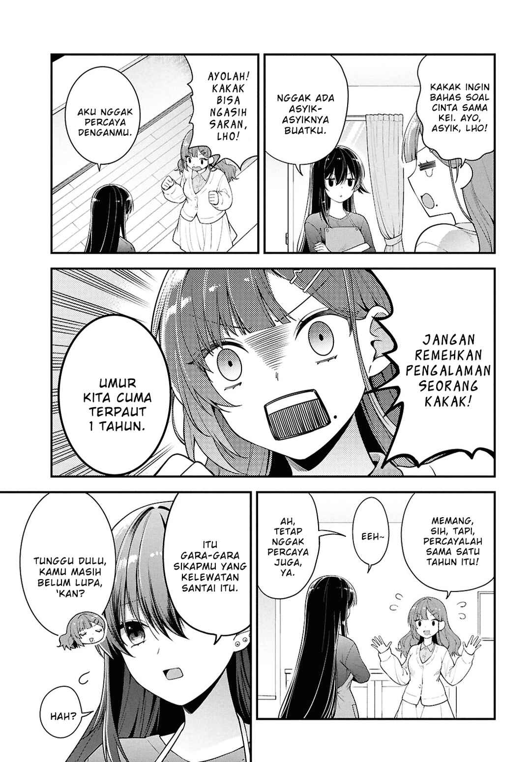 Tonari no Seki no Yankee Shimizu-san ga Kami wo Kuroku Sometekita Chapter 4 - Page 5