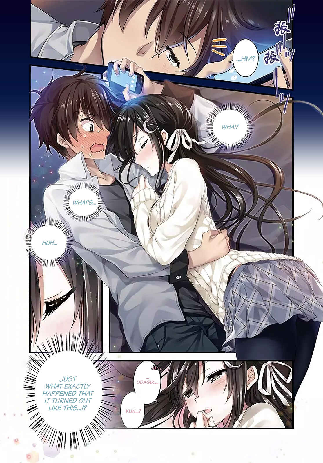 Hiota no Kanojo ga Ore no Motteru Eroge ni Kyoumi Shinshin Nanda ga...... Chapter 6 - Page 1