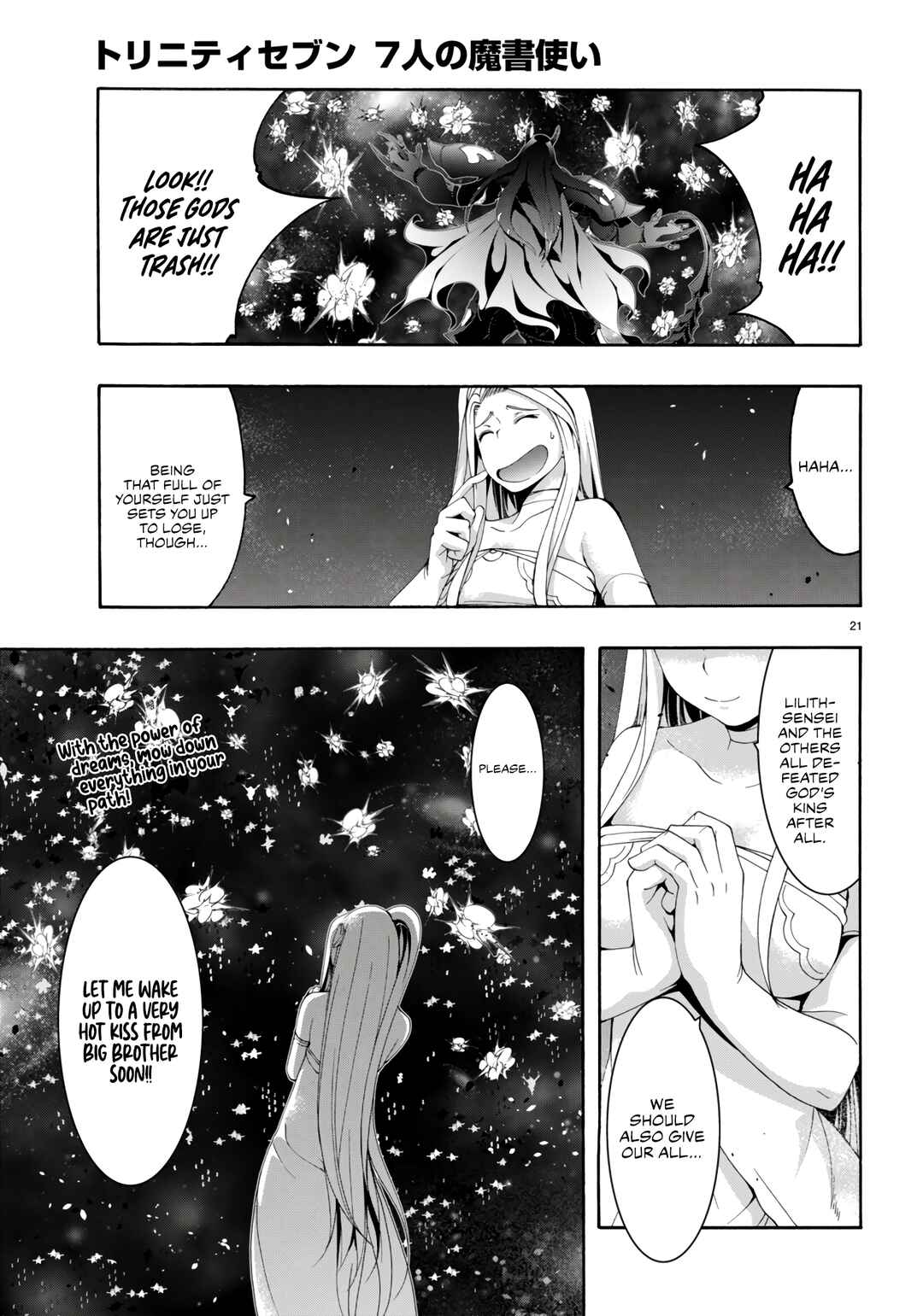Trinity Seven - 7-Nin no Masho Tsukai Chapter 152 - Page 21