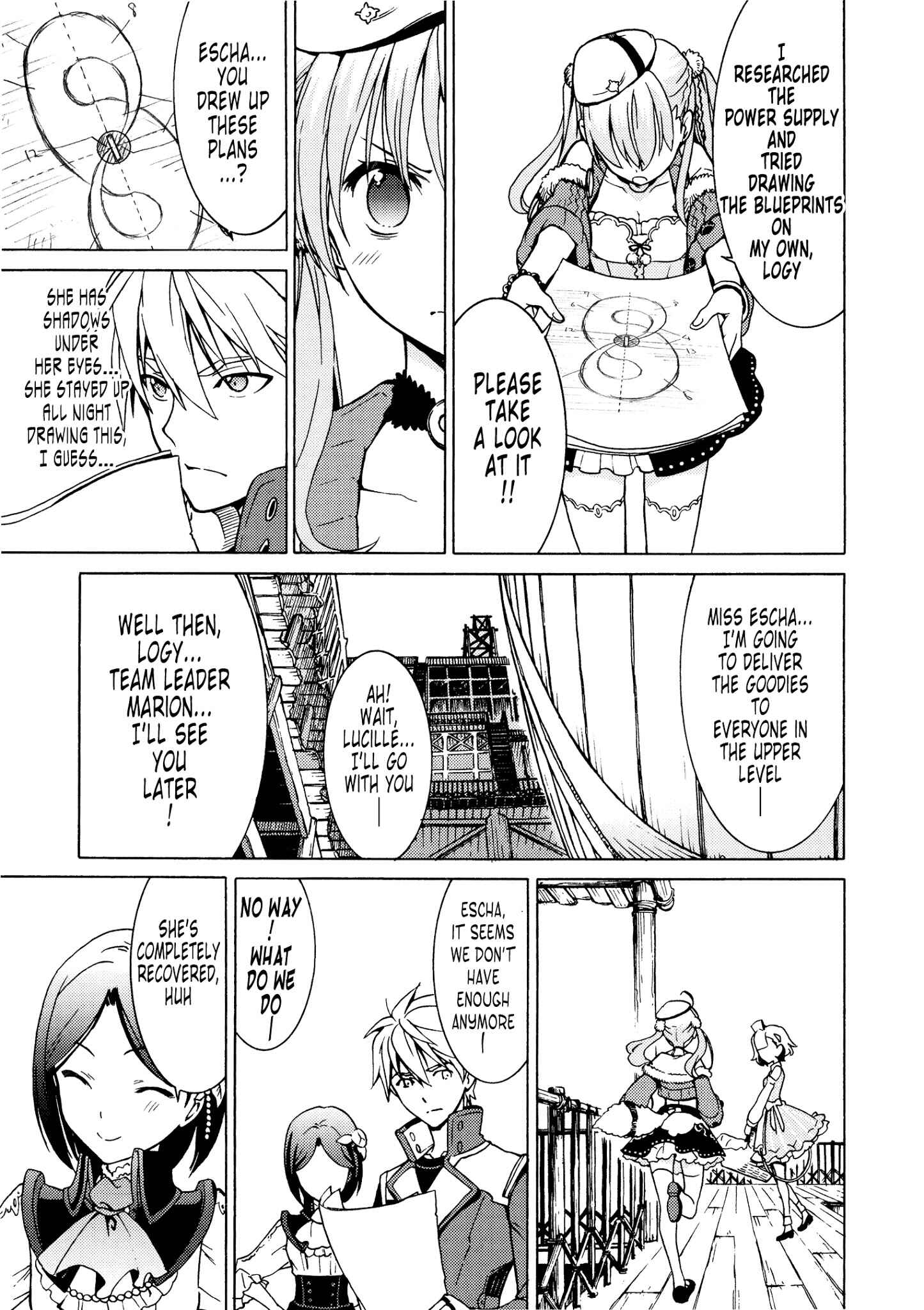 Escha & Logy no Atelier - Tasogare no Sora no Renkinjutsushi Chapter 5 - Page 14