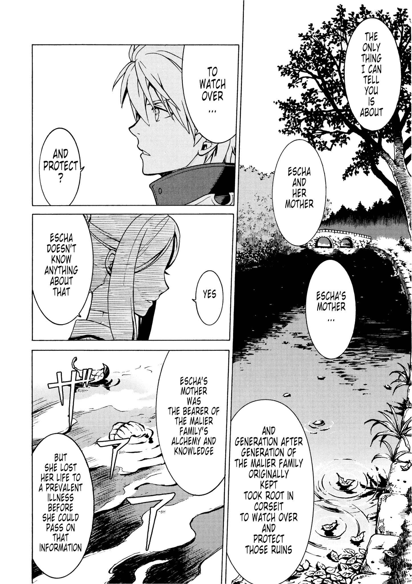 Escha & Logy no Atelier - Tasogare no Sora no Renkinjutsushi Chapter 5 - Page 19