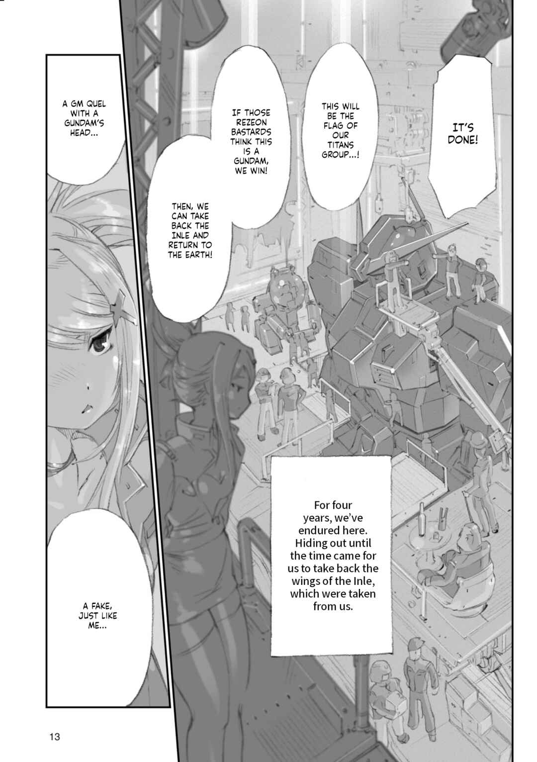 Advance of Zeta Re-Boot: Gundam Inle - Black Rabbit Had a Dream Chapter 4 - Page 15