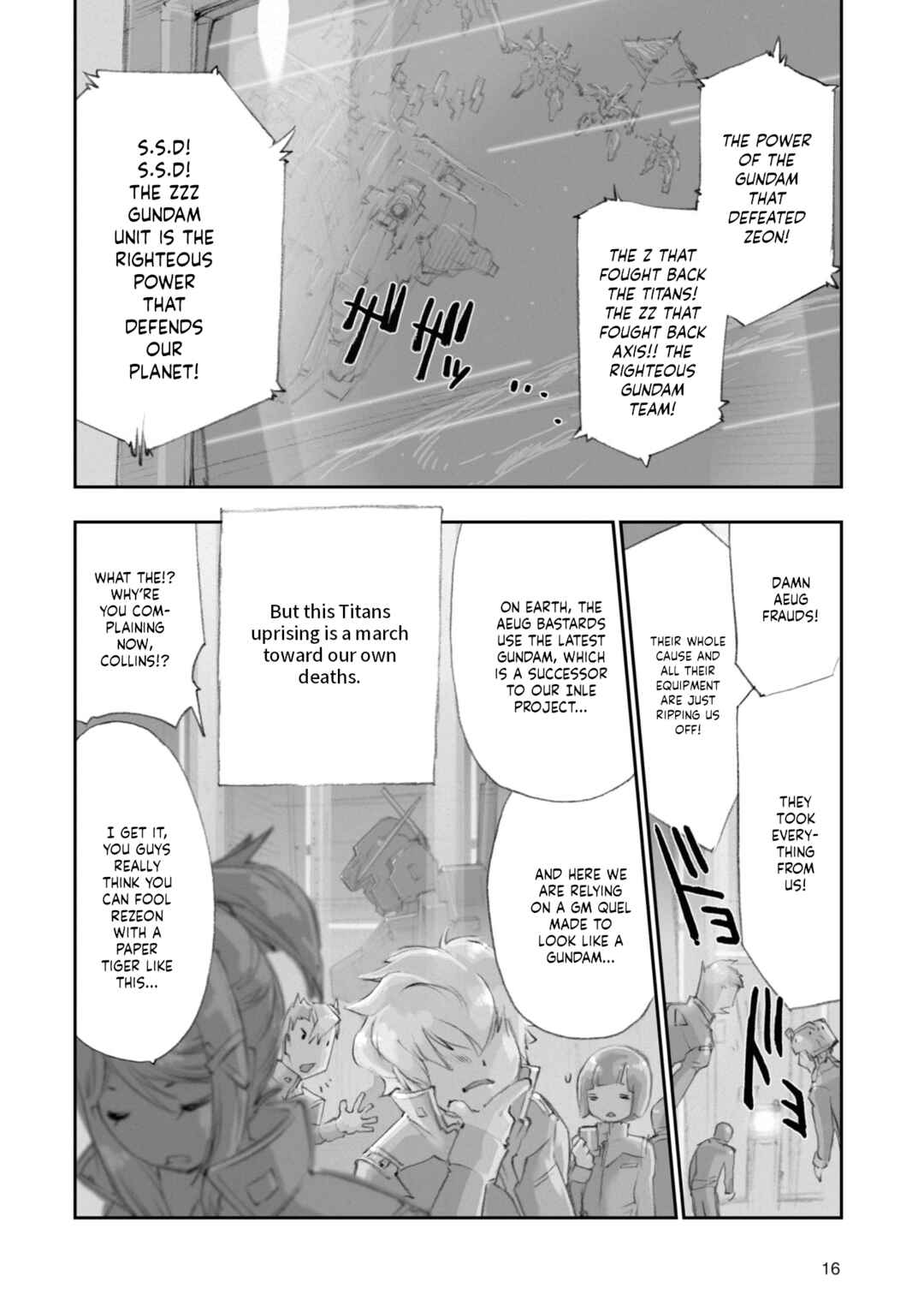 Advance of Zeta Re-Boot: Gundam Inle - Black Rabbit Had a Dream Chapter 4 - Page 18