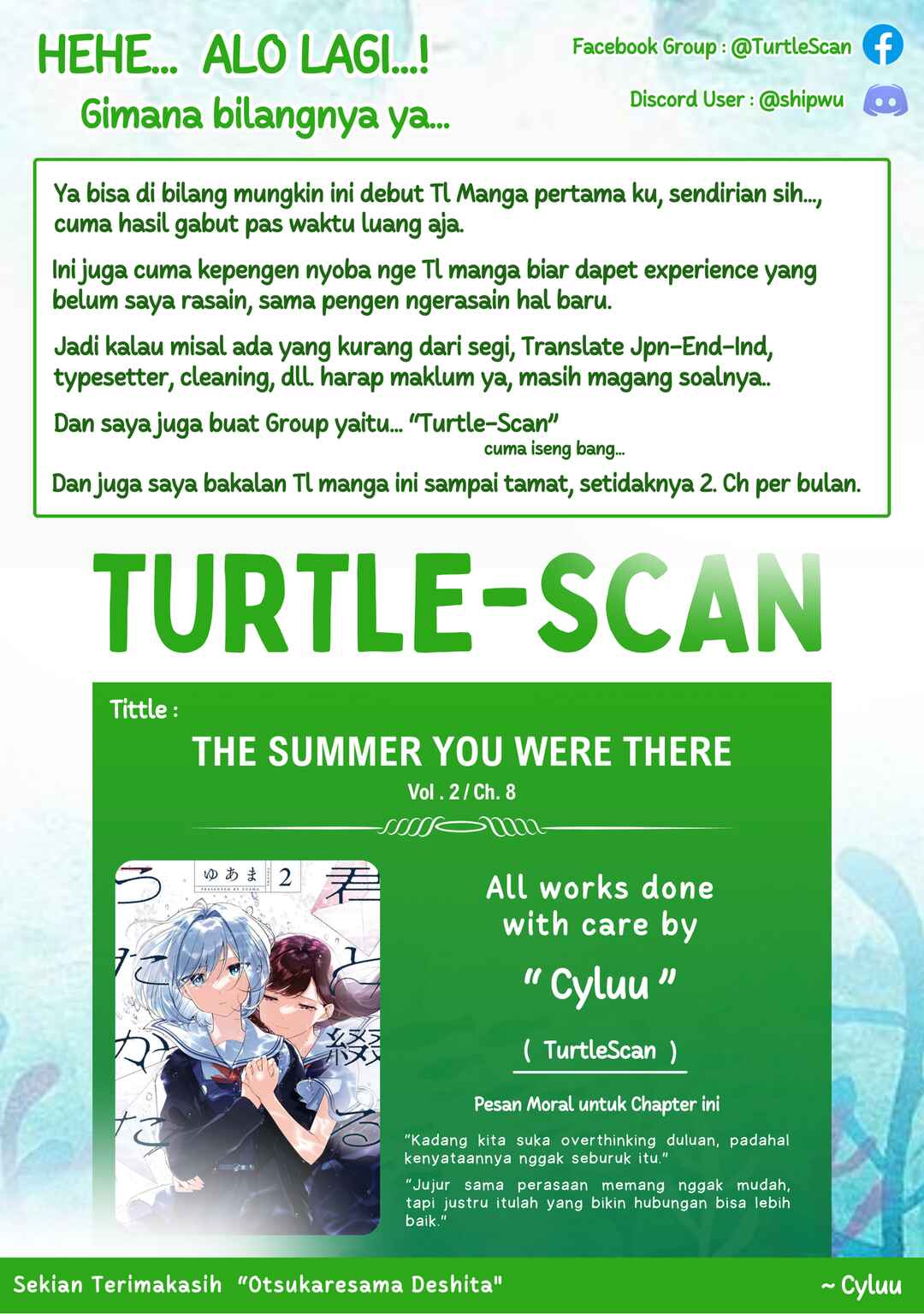 Kimi to Tsuzuru Utakata Chapter 8 - Page 22