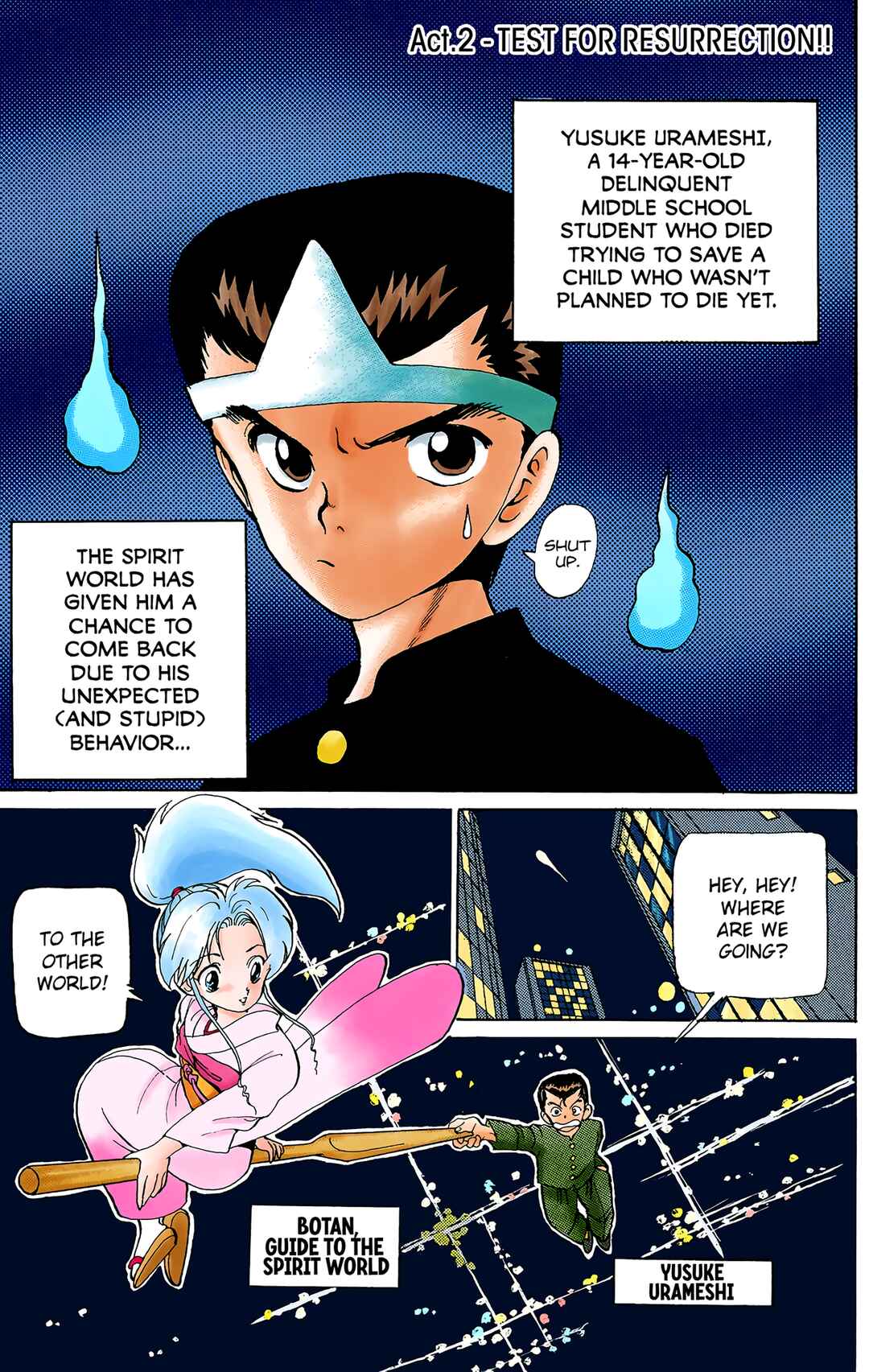 YuYu Hakusho (Official Colored) Chapter 2 - Page 1