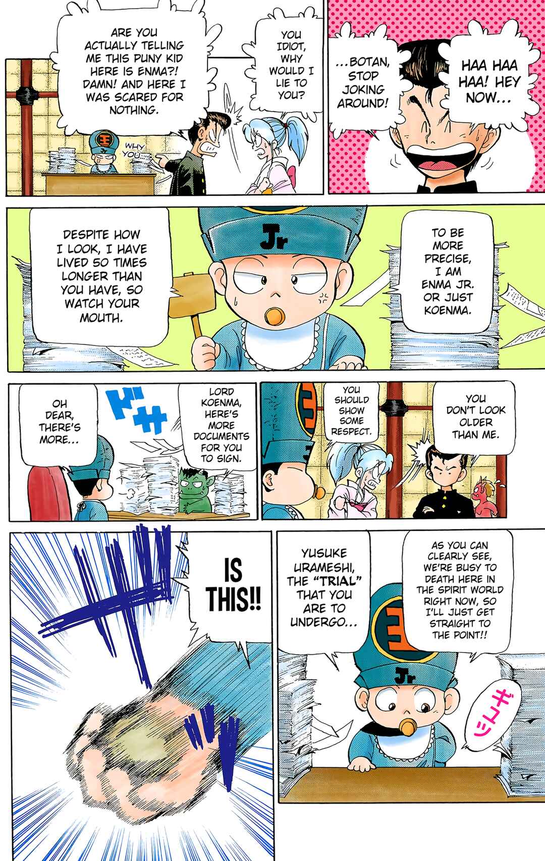 YuYu Hakusho (Official Colored) Chapter 2 - Page 6