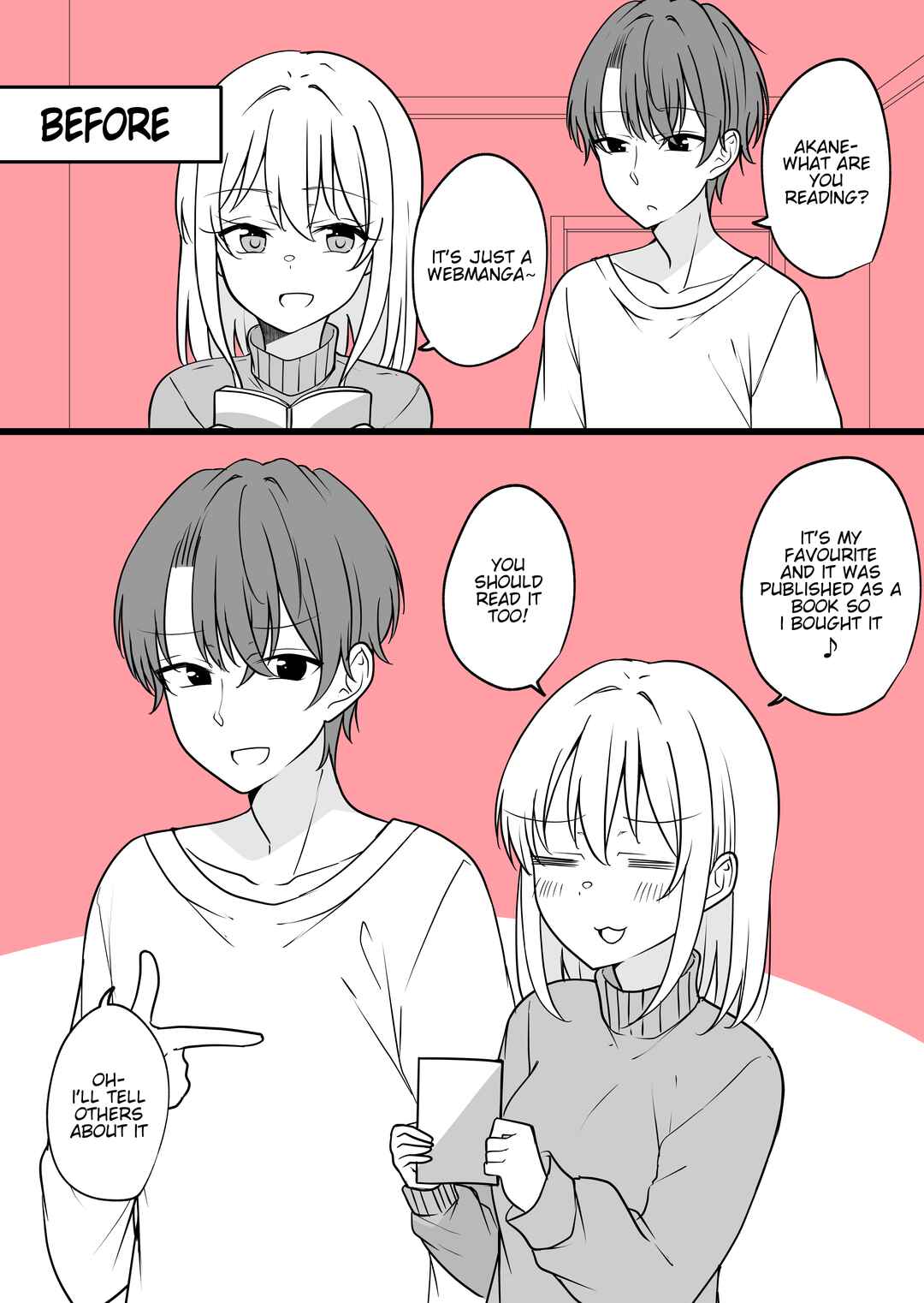 Aru Hi Kareshi ga Onnanoko ni Natteshimata Couple no Nichijou Chapter 44.5 - Page 2