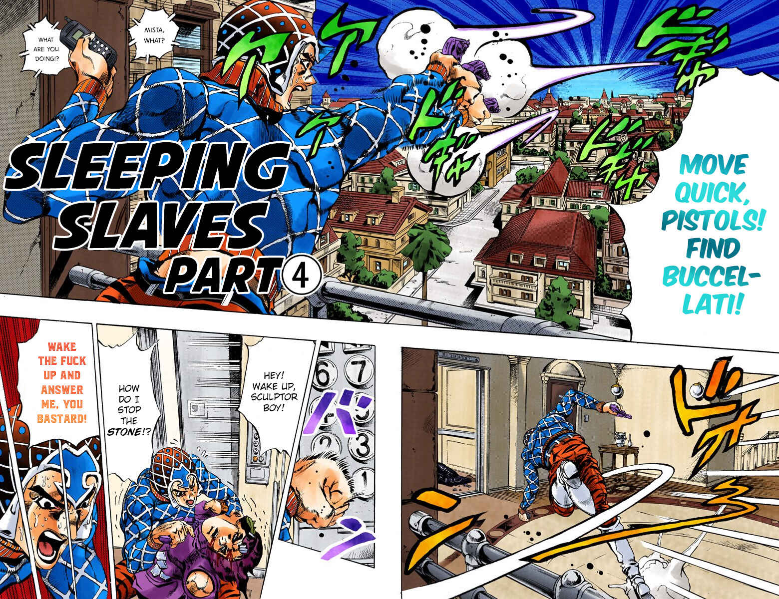 JoJo no Kimyou na Bouken: Part 5 - Ougon no Kaze Color-ban Chapter 154 - Page 3