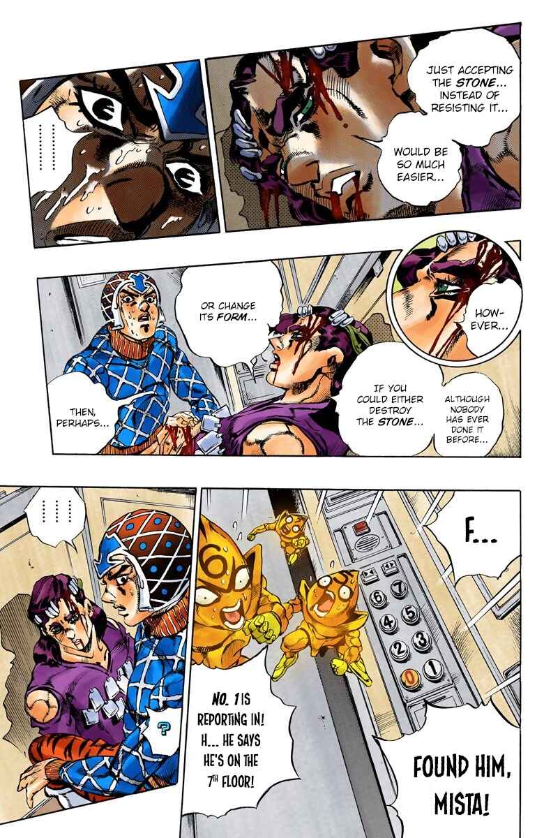 JoJo no Kimyou na Bouken: Part 5 - Ougon no Kaze Color-ban Chapter 154 - Page 5