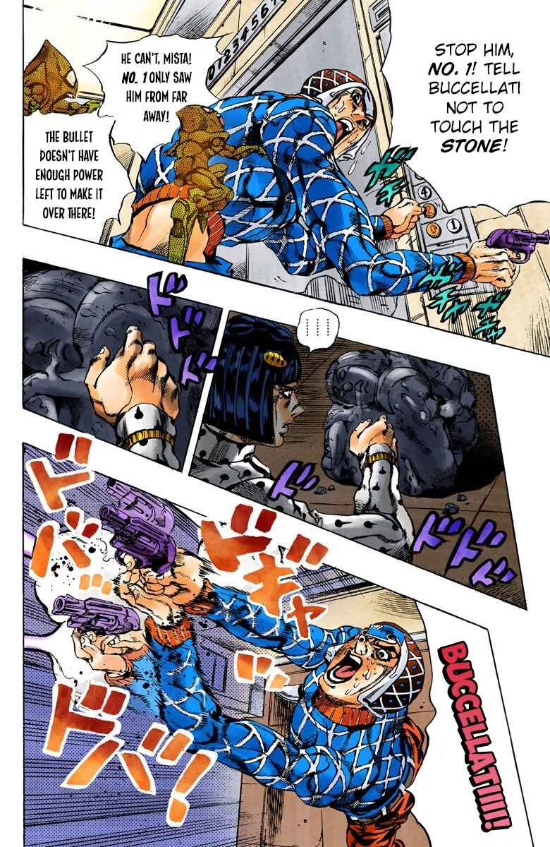 JoJo no Kimyou na Bouken: Part 5 - Ougon no Kaze Color-ban Chapter 154 - Page 7