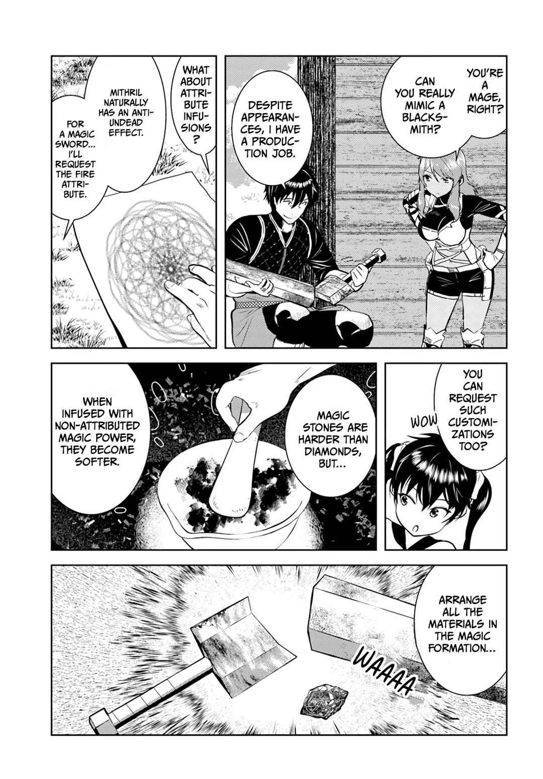 Arafoo Kenja no Isekai Seikatsu Nikki Chapter 33 - Page 14