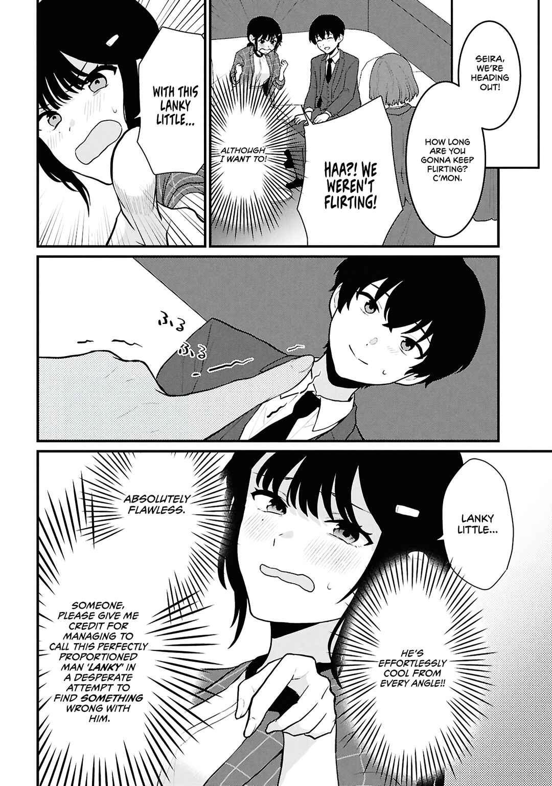 Danjo-hi 1:5 no Sekai demo Futsuu ni Ikirareru to Omotta? ~Gekiomoi Kanjou na Kanojo-tachi ga Mujikaku Danshi ni Honrou Saretara~ Chapter 4 - Page 38
