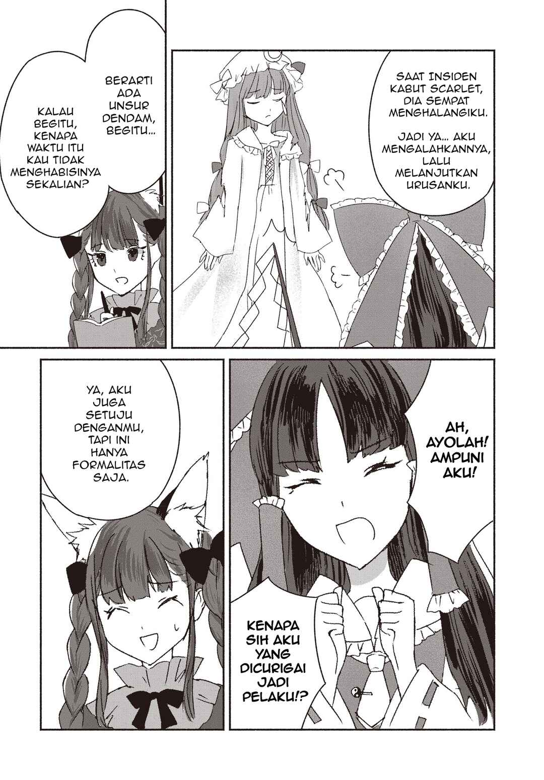 Touhou Chireikiden: Hansoku Tantei Satori Chapter 1 - Page 29