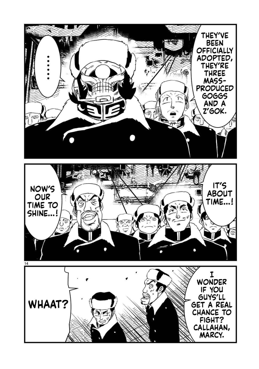 Mobile Suit Gundam: The battle tales of Flanagan Boone Chapter 37 - Page 14