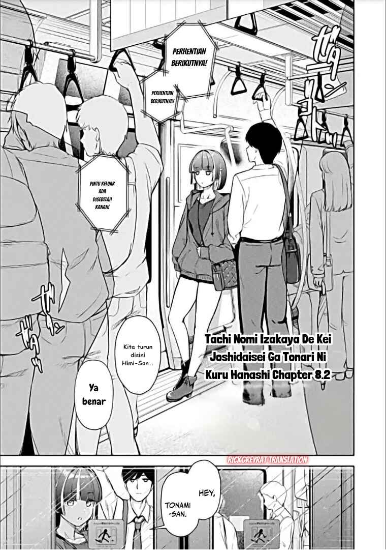 Tachinomi Izakaya de Kuudere Downer-kei Joshidaisei ga Tonari ni Kuru Hanashi Chapter 8.2 - Page 2
