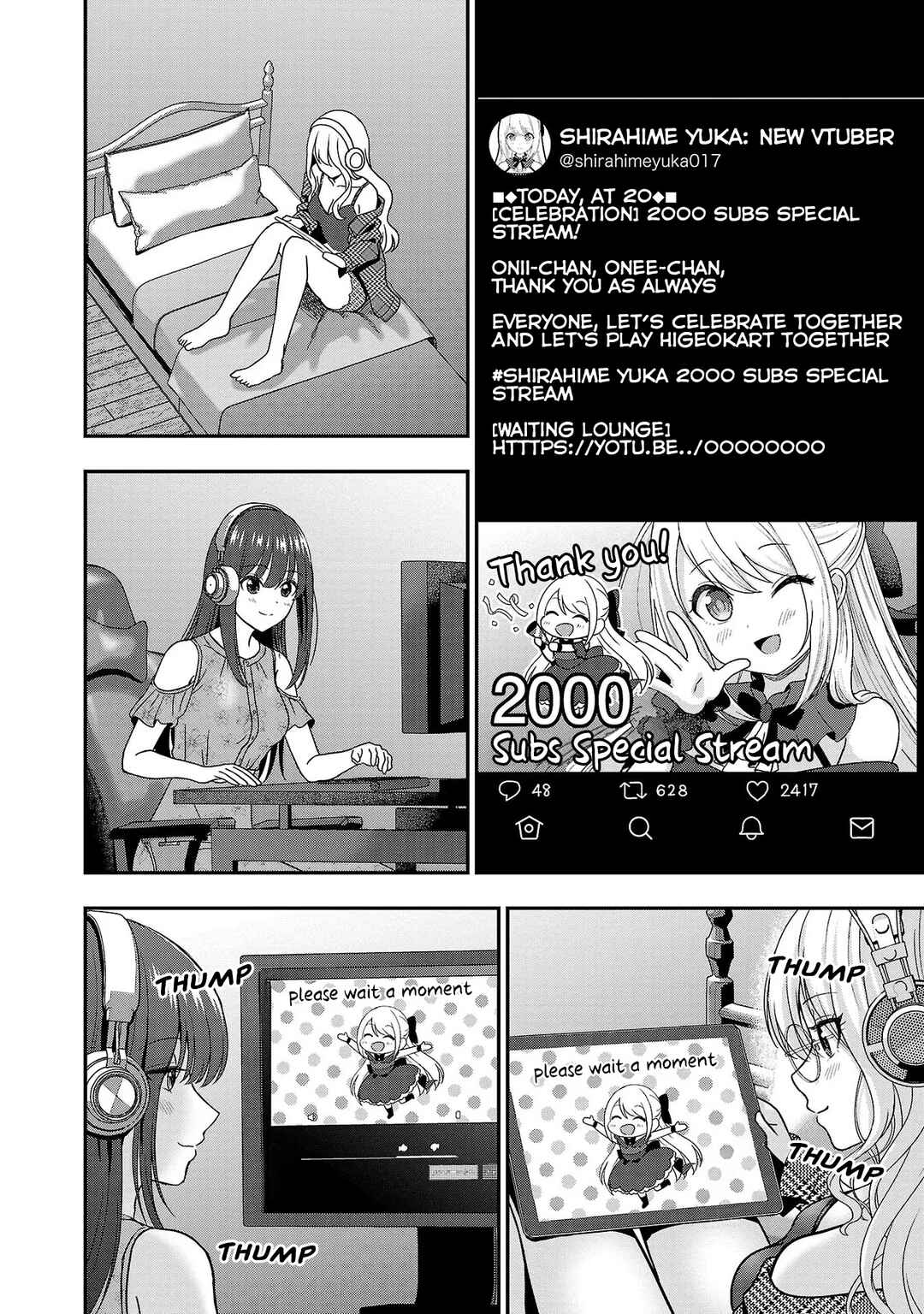 Shitsurenshita node Vtuber Hajimetara Toshiue no Onee-san ni Motemashita Chapter 8 - Page 10