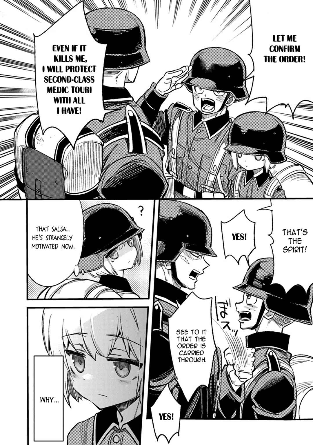TS Eiseihei-san no Senjou Nikki Chapter 3.1 - Page 6