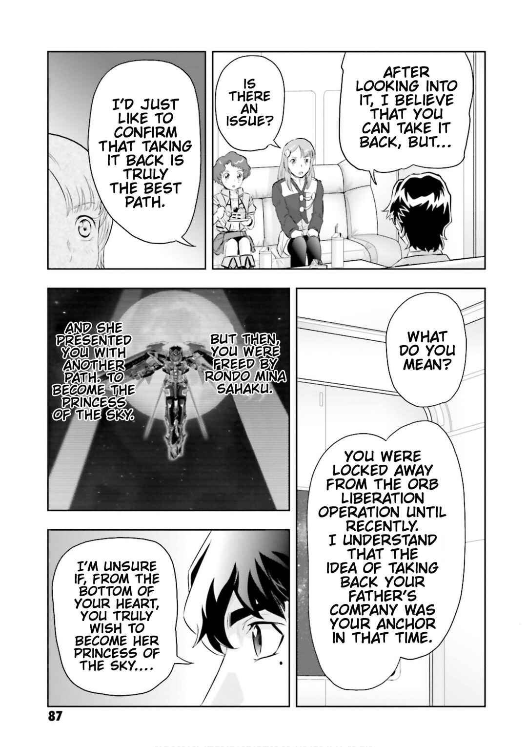 Mobile Suit Gundam SEED Astray - Princess of the Sky Chapter 8 - Page 20