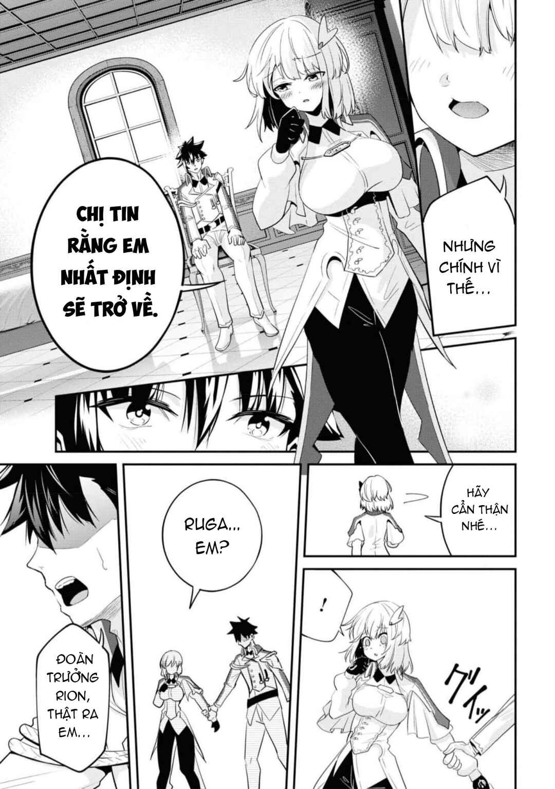 Seikishi ni Natta kedo Danchou no Oppai ga Sugosugite Kokoro ga Kiyomerarenai Chapter 18 - Page 12