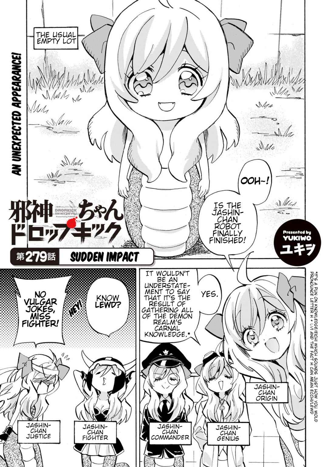 Jashin-chan Dropkick Chapter 284 - Page 1