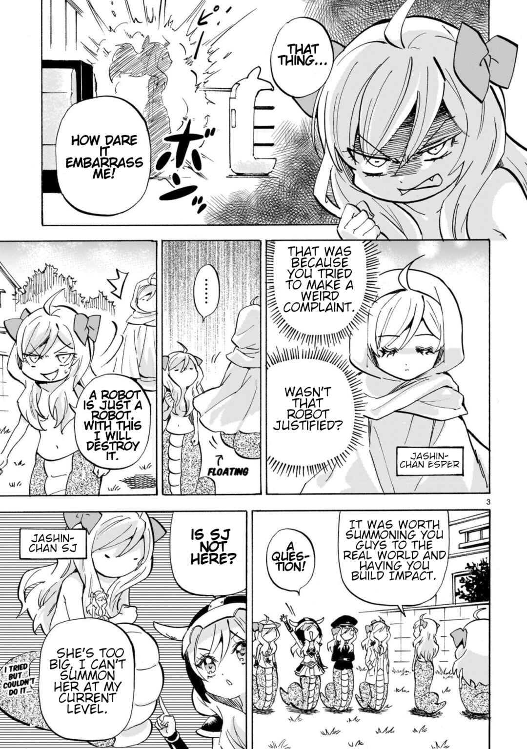 Jashin-chan Dropkick Chapter 284 - Page 3