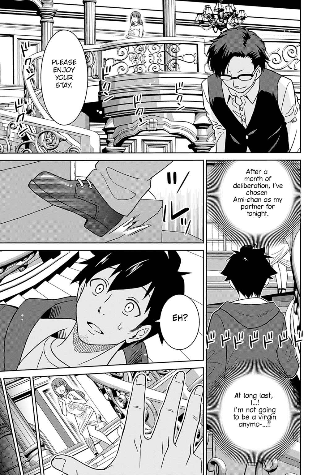 Bishuu Gyakuten Sekai no Cleric ~Bishuu to Teisoukannen ga Gyakutenshita Isekai de Souryo ni Narimashita. Inyoku no Noroi wo Toku Tame ni Harem Party de "Gishiki" Shimasu~ Chapter 1 - Page 5