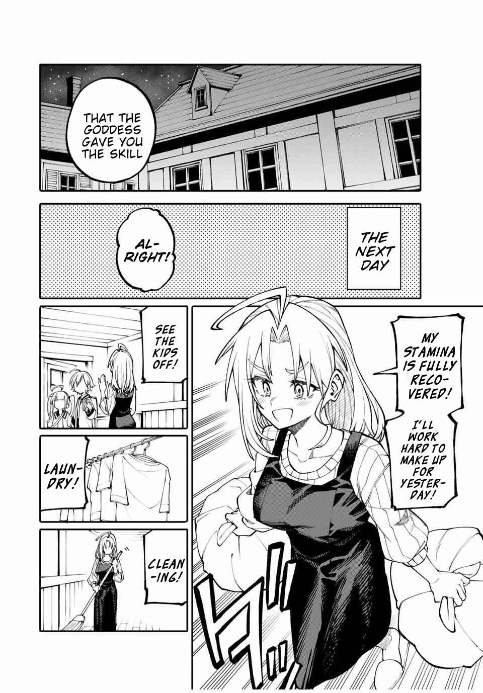 Okaasan Boukensha, Login Bonus de Skill [Shufu] ni Mezamemashita. Shuuichi Moraeru Chirashi de Boukensha Seikatsu Ganbarimasu! Chapter 2 - Page 12