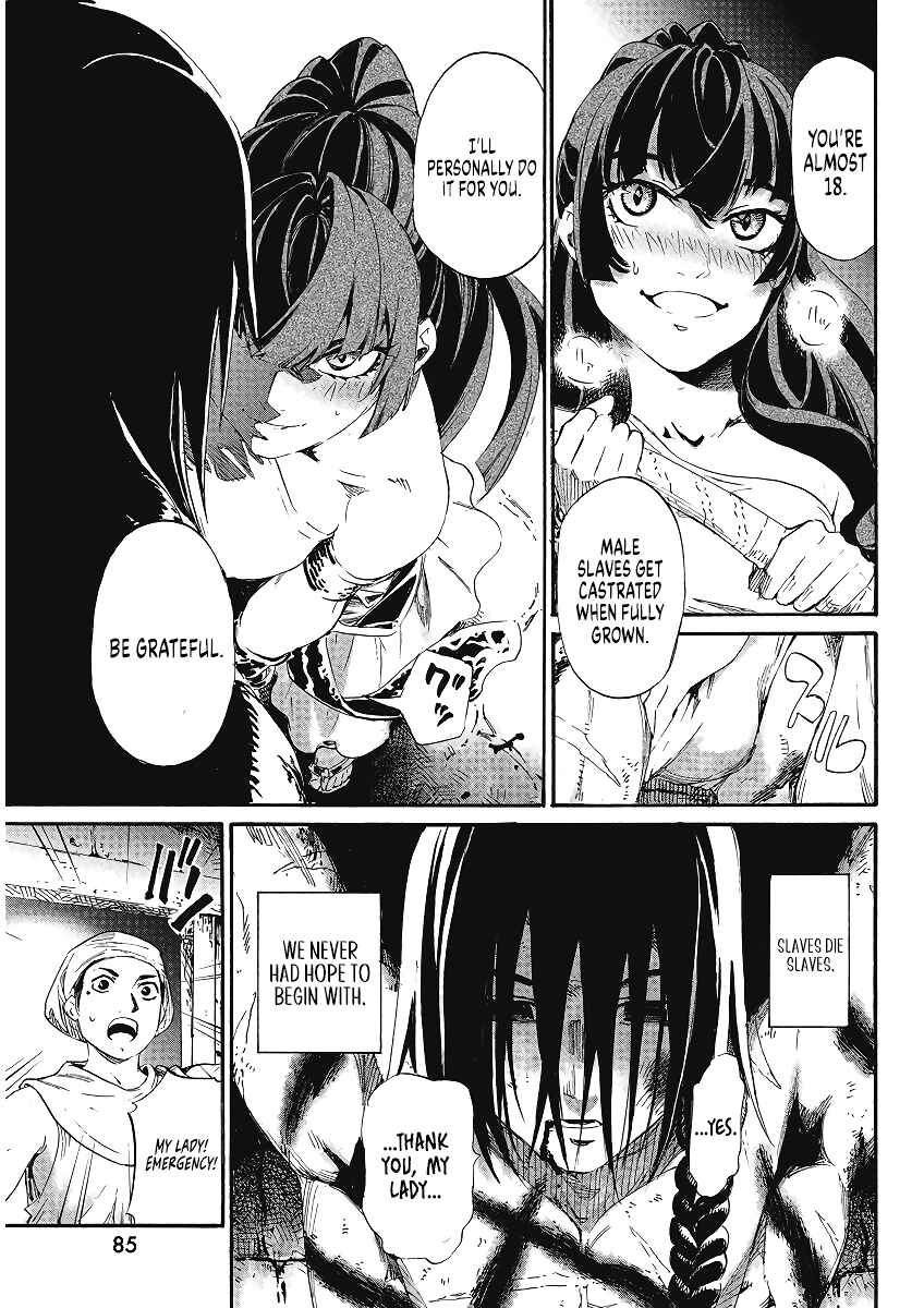 Horyo Eiyuu ~Sute koma ni sareta Kendo wa Tekikoku de Nariagaru~ Chapter 1 - Page 21