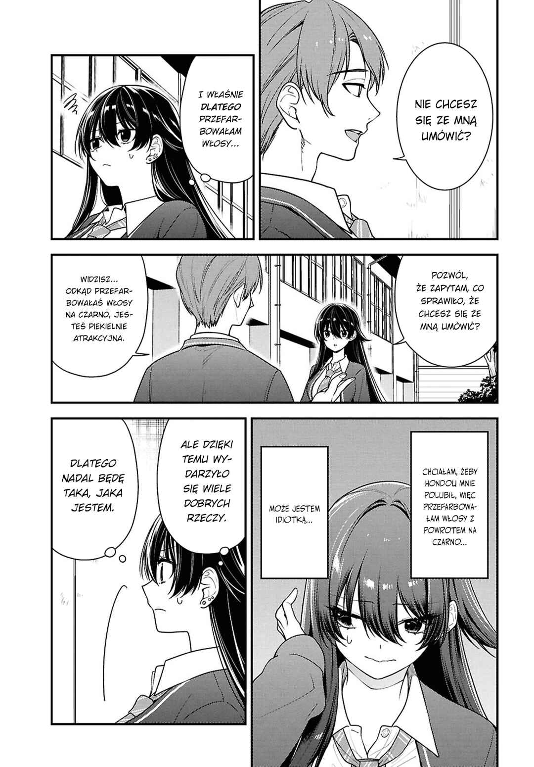 Tonari no Seki no Yankee Shimizu-san ga Kami wo Kuroku Sometekita Chapter 9 - Page 11