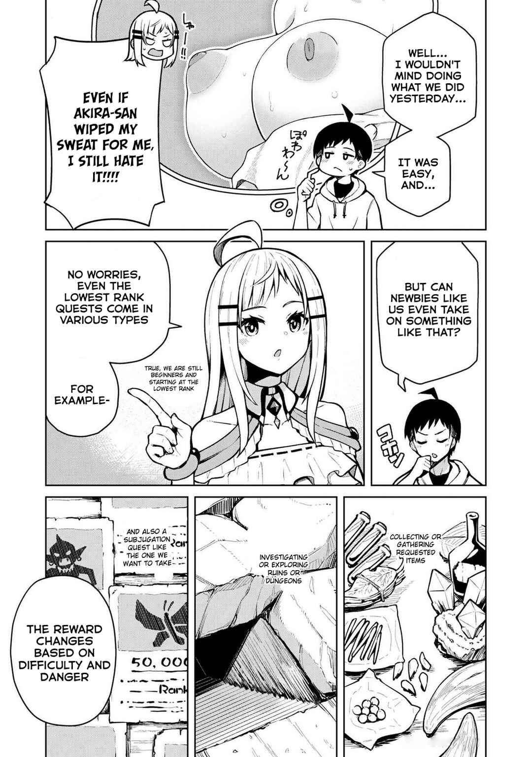 Teisou Gyakuten Isekai de Sukebe na Bijo-tachi ni Kakomare nagara Boukensha Seikatsu Chapter 4 - Page 5