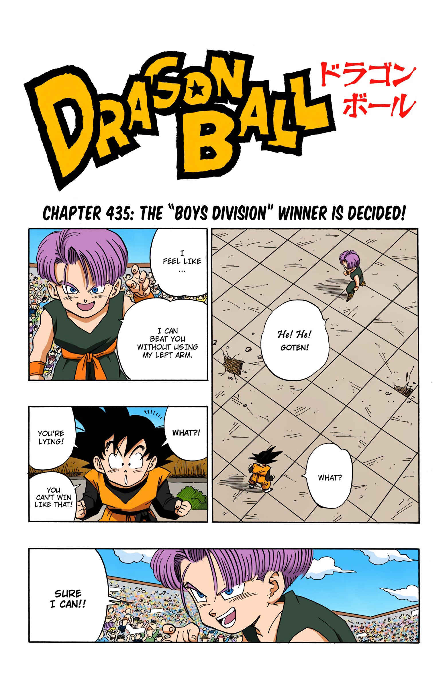 Dragon Ball (Official Colored) Chapter 435 - Page 1
