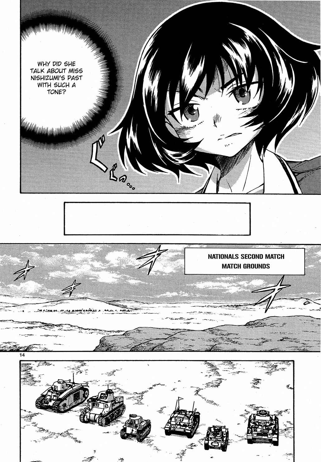 Girls und Panzer Chapter 7 - Page 14