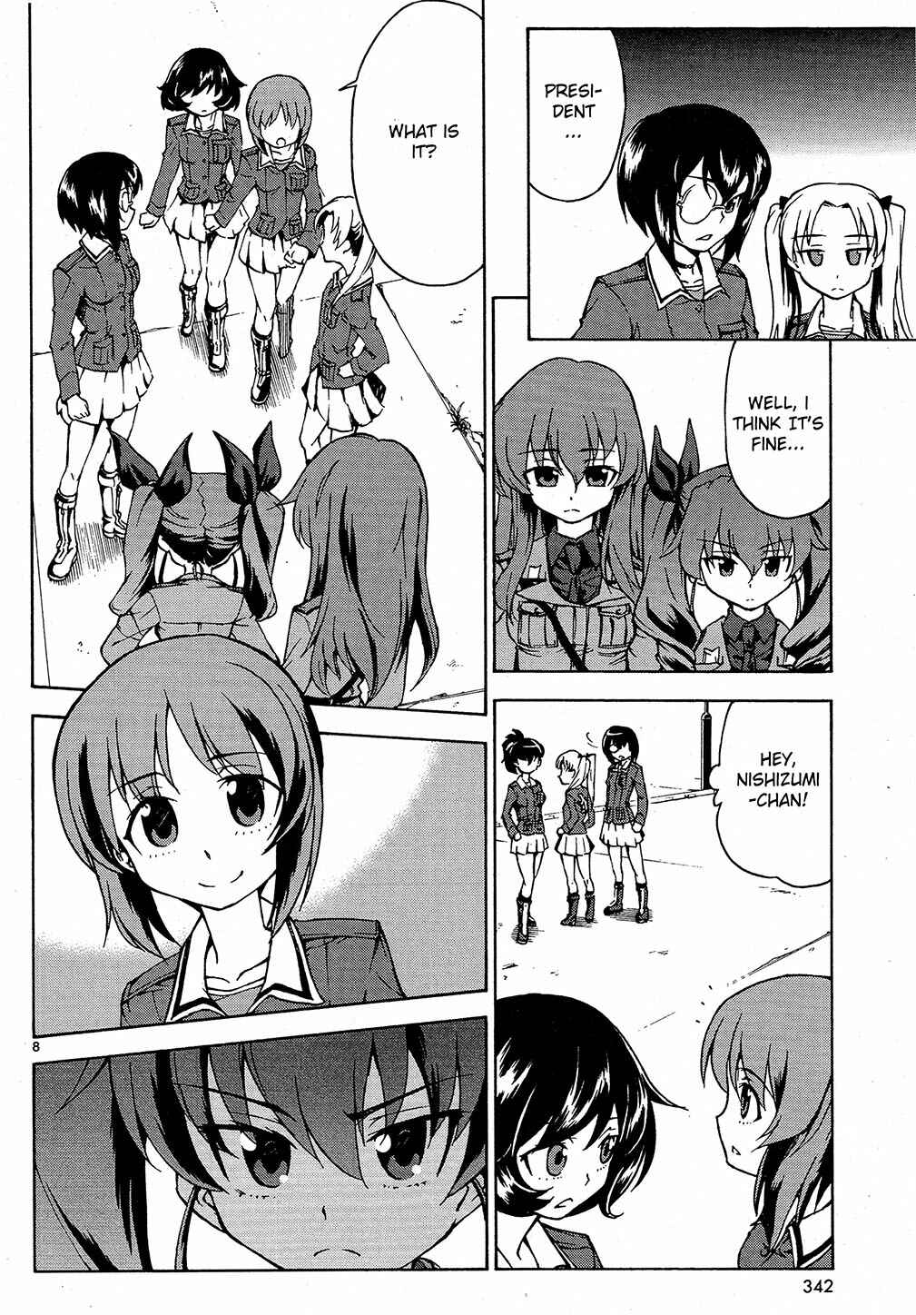 Girls und Panzer Chapter 7 - Page 8