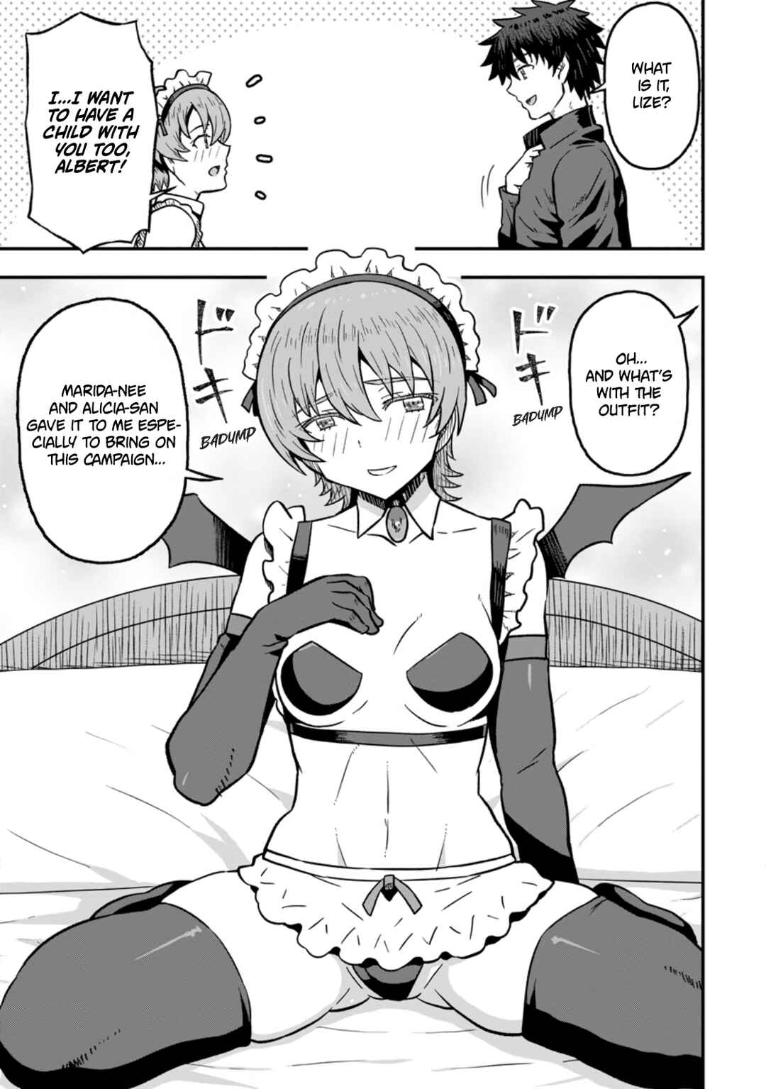 Isekai Saikyou no Yome desu ga, Yoru no Tatakai wa Ore no Hou ga Tsuyoi You desu - Chiryaku wo Ikashite Nariagaru Harem Senki Chapter 27 - Page 5