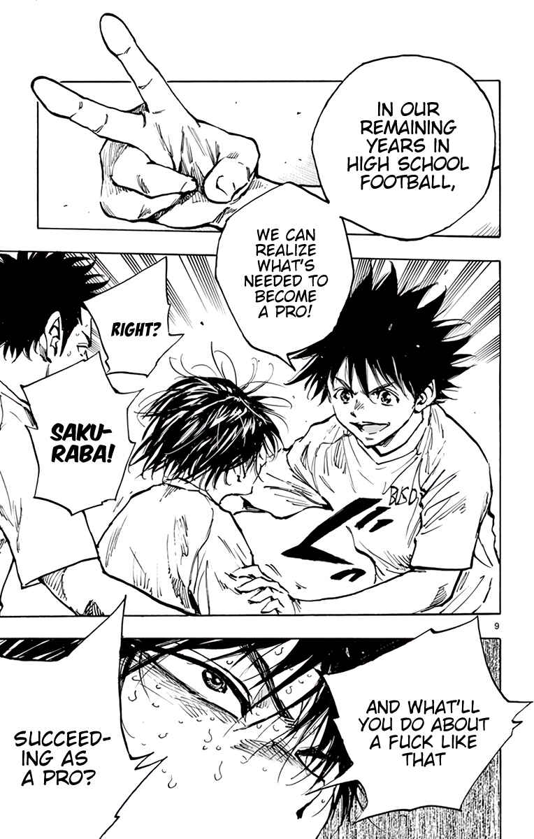 BE BLUES ~Ao ni Nare~ Chapter 367 - Page 9