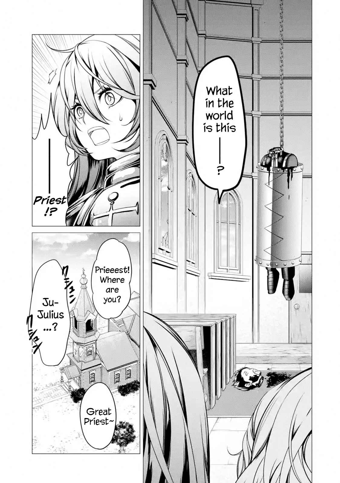 I'm Working at the Church as a Priest, but I Want to Be Cut Some Slack from the Mutilated Bodies of the Heroes that Keep Getting Sent to Me Chapter 4.4 - Page 2