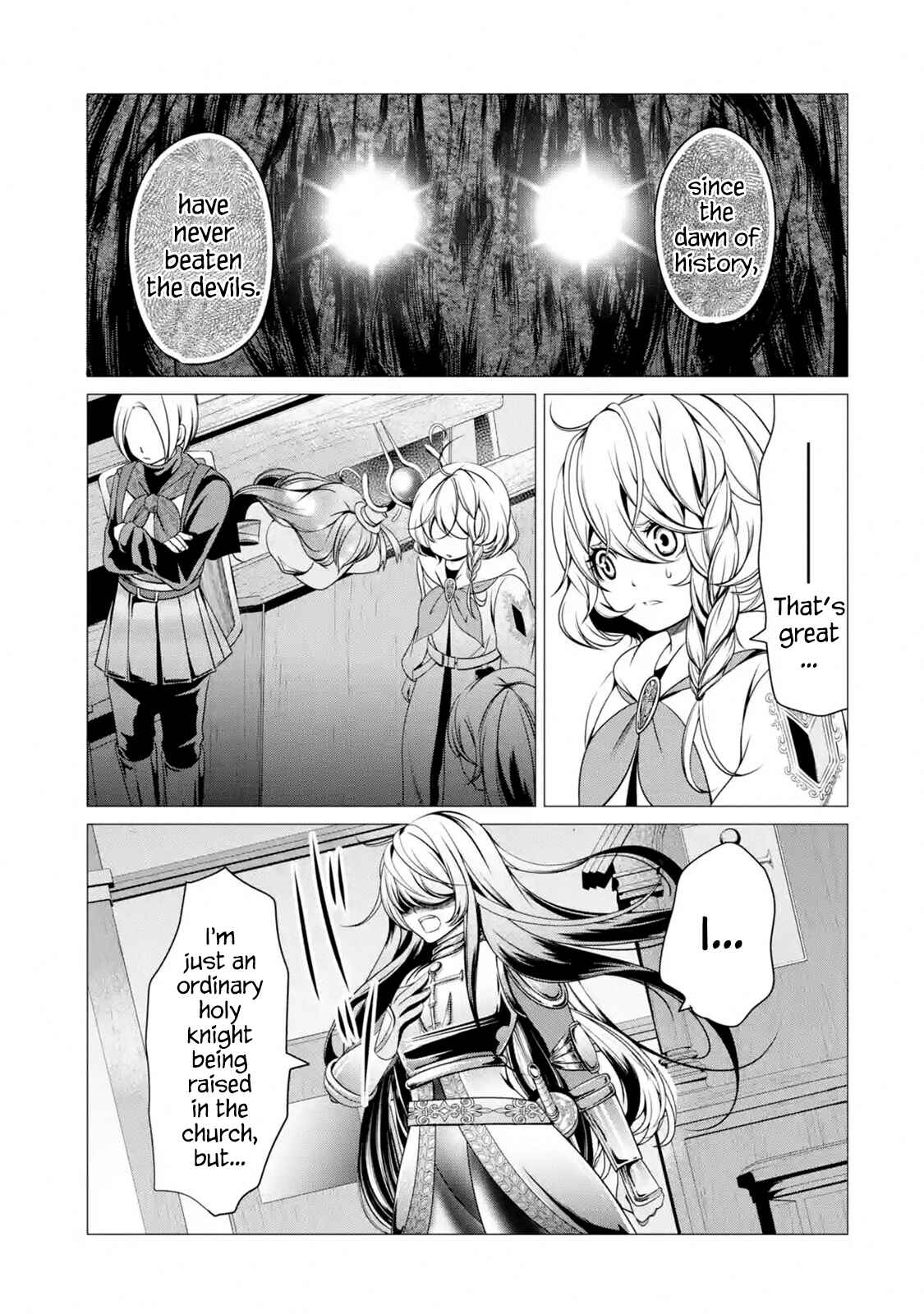 I'm Working at the Church as a Priest, but I Want to Be Cut Some Slack from the Mutilated Bodies of the Heroes that Keep Getting Sent to Me Chapter 4.4 - Page 8