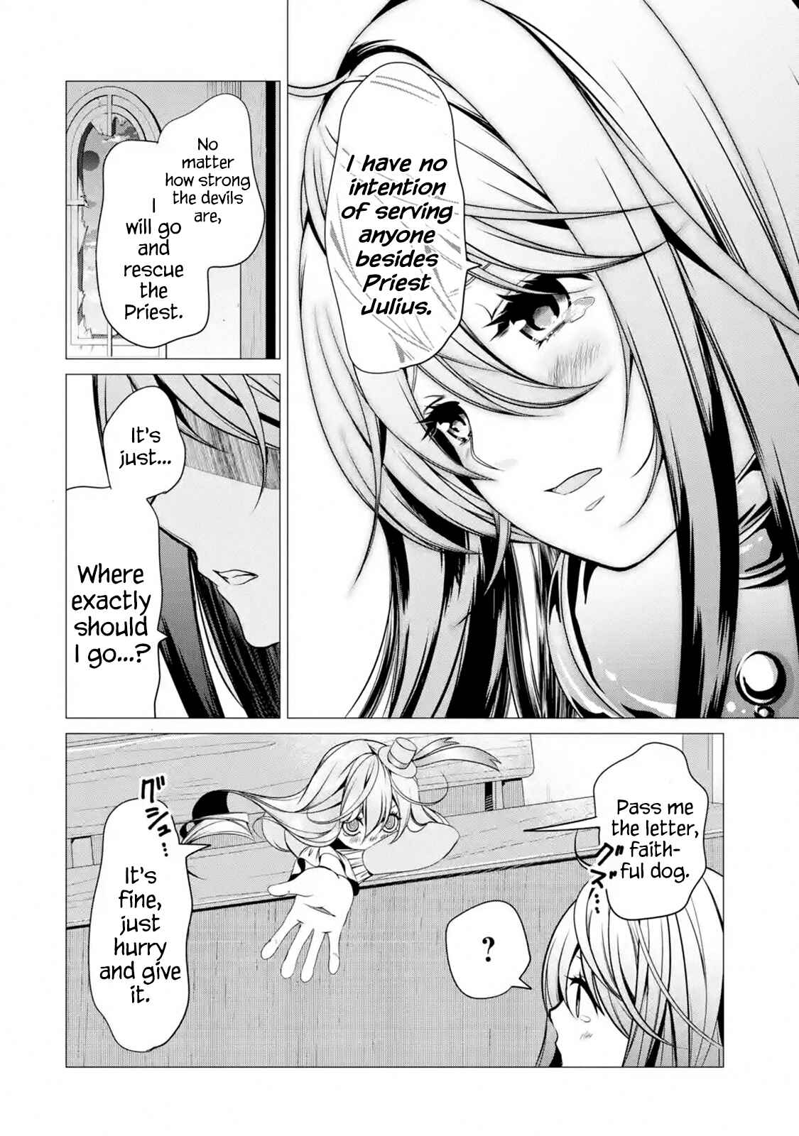 I'm Working at the Church as a Priest, but I Want to Be Cut Some Slack from the Mutilated Bodies of the Heroes that Keep Getting Sent to Me Chapter 4.4 - Page 9
