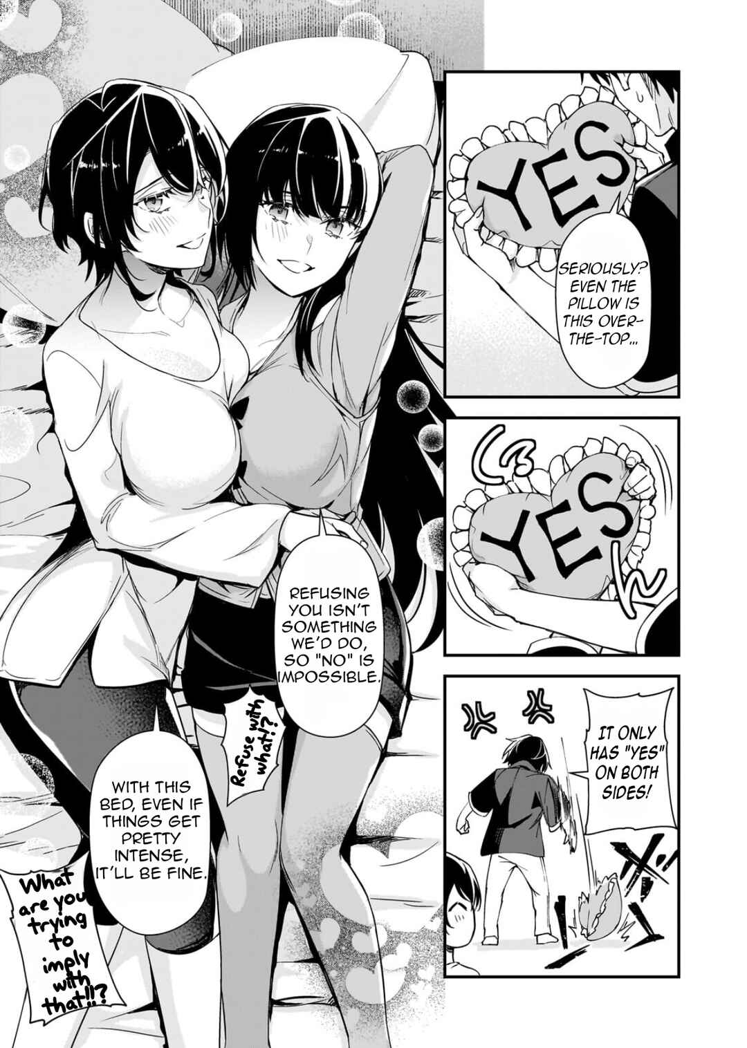 Ore ni Trauma wo Ataeta Joshi-tachi ga Chirachira Mitekuru kedo, Zannen desuga Teokure desu Chapter 30.1 - Page 9