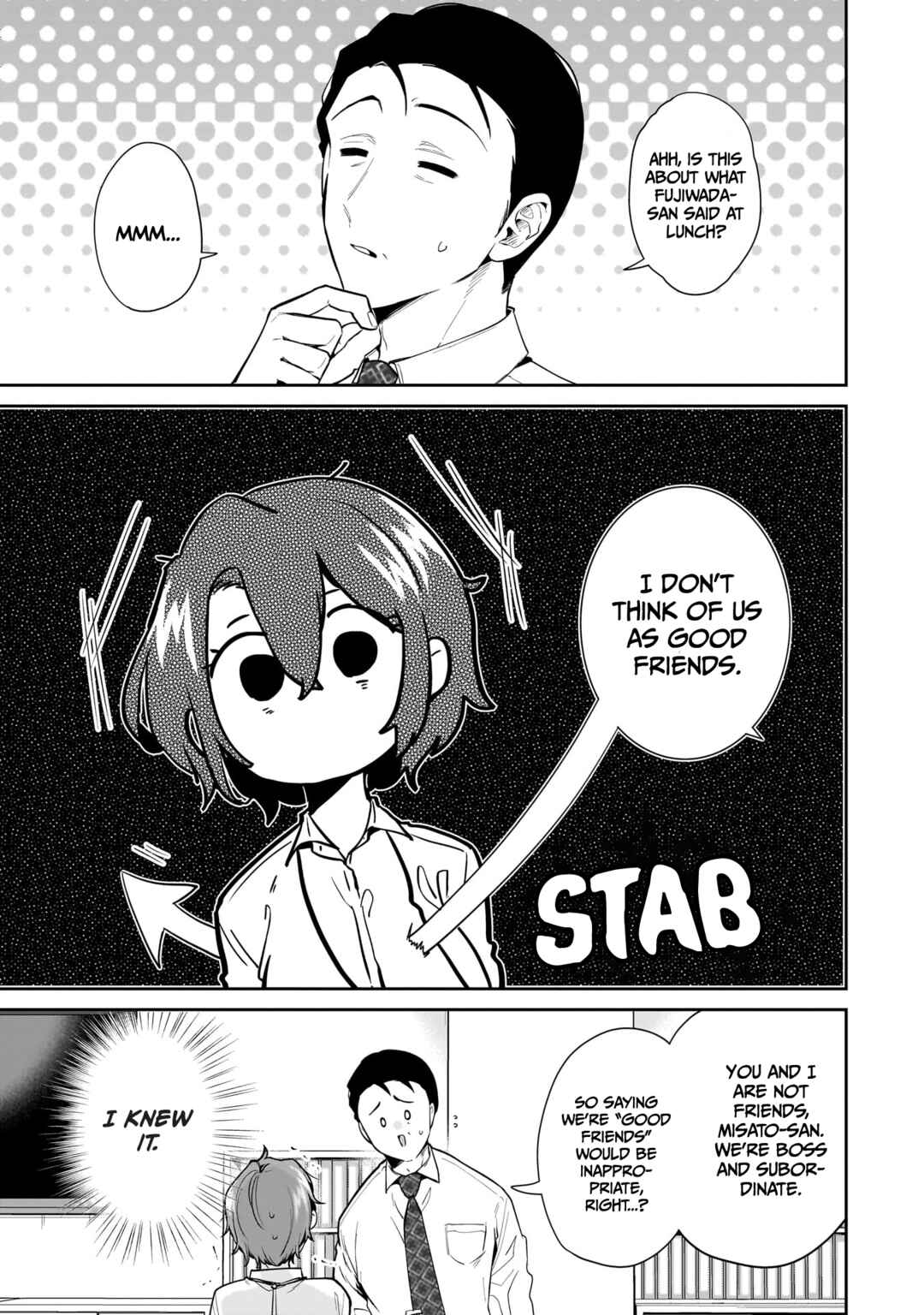 Misato-san wa Amasugi Joushi ni Chotto Kibishii Chapter 14 - Page 15
