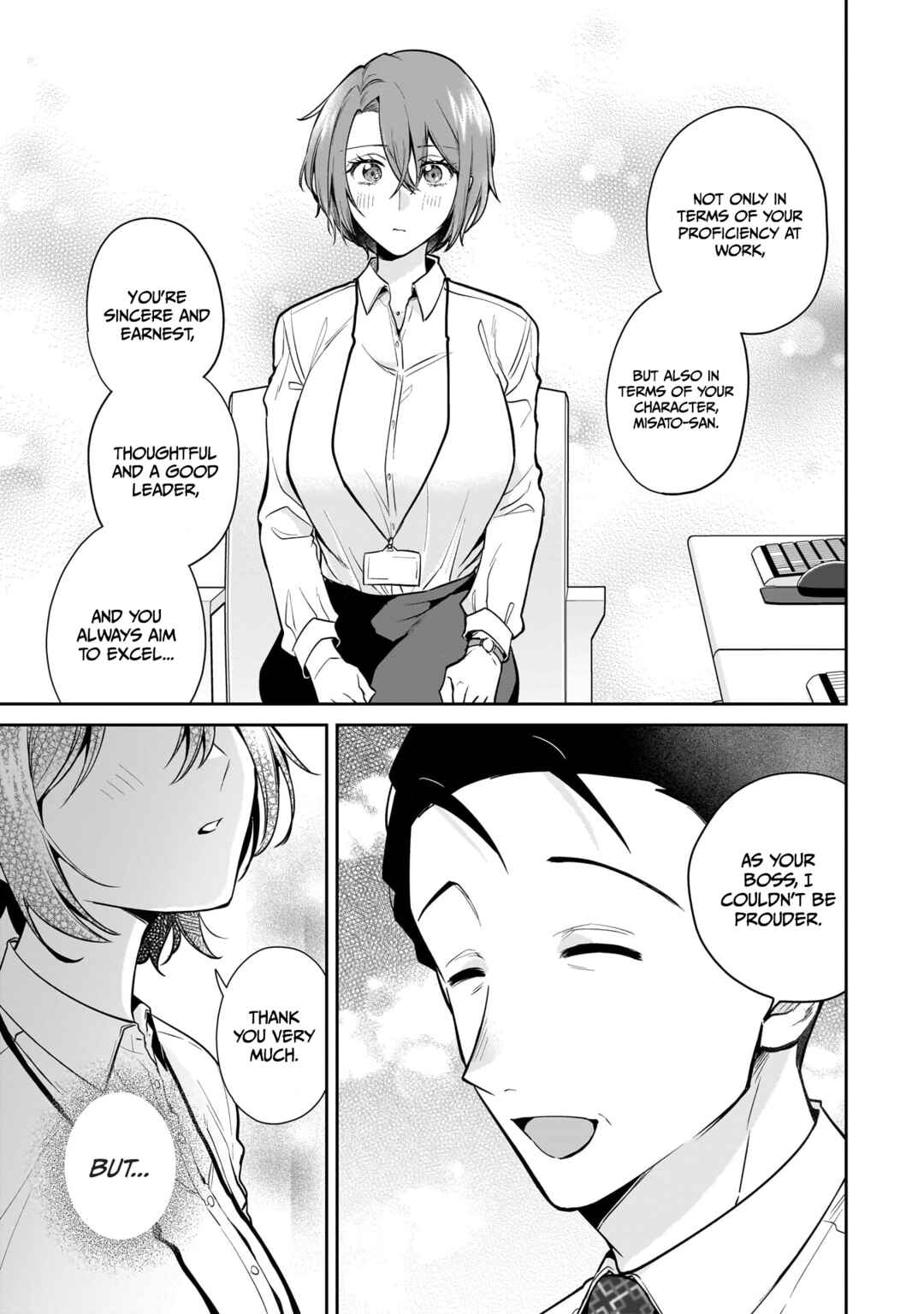 Misato-san wa Amasugi Joushi ni Chotto Kibishii Chapter 14 - Page 17