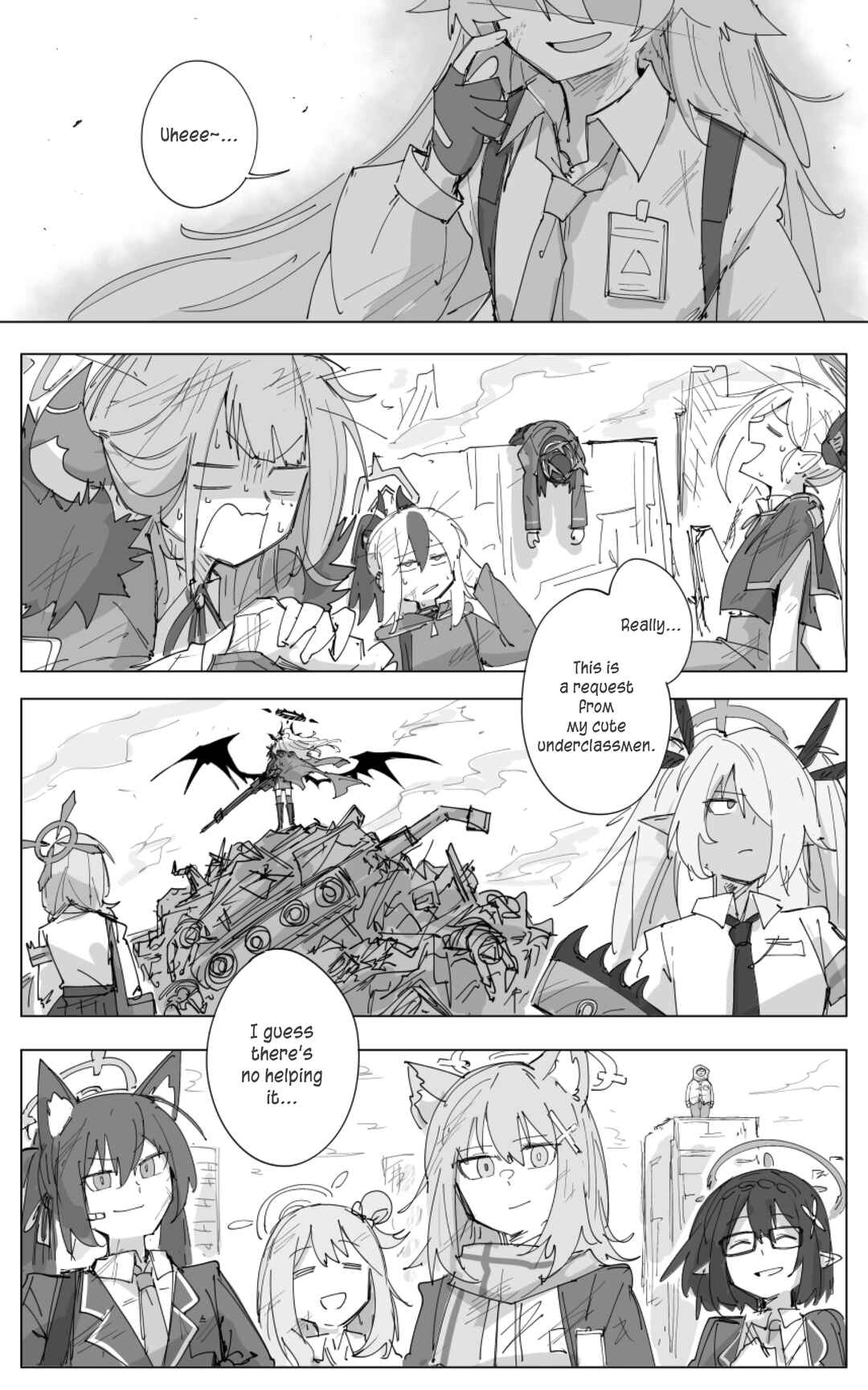 Blue Archive - Kankan's Blue Archive Logs (Doujinshi) Chapter 4 - Page 1