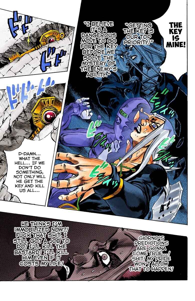 JoJo no Kimyou na Bouken: Part 5 - Ougon no Kaze Color-ban Chapter 43 - Page 21