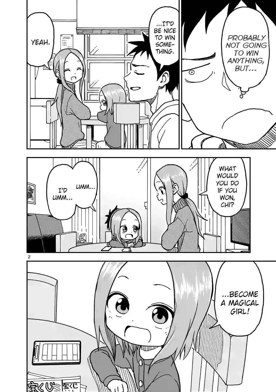 Karakai Jouzu no (Moto) Takagi-san Chapter 119 - Page 2
