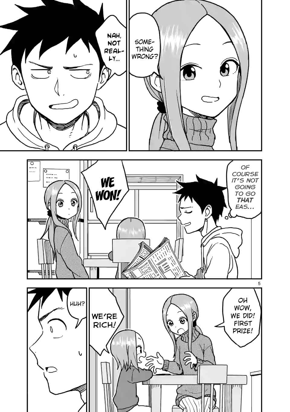 Karakai Jouzu no (Moto) Takagi-san Chapter 119 - Page 5