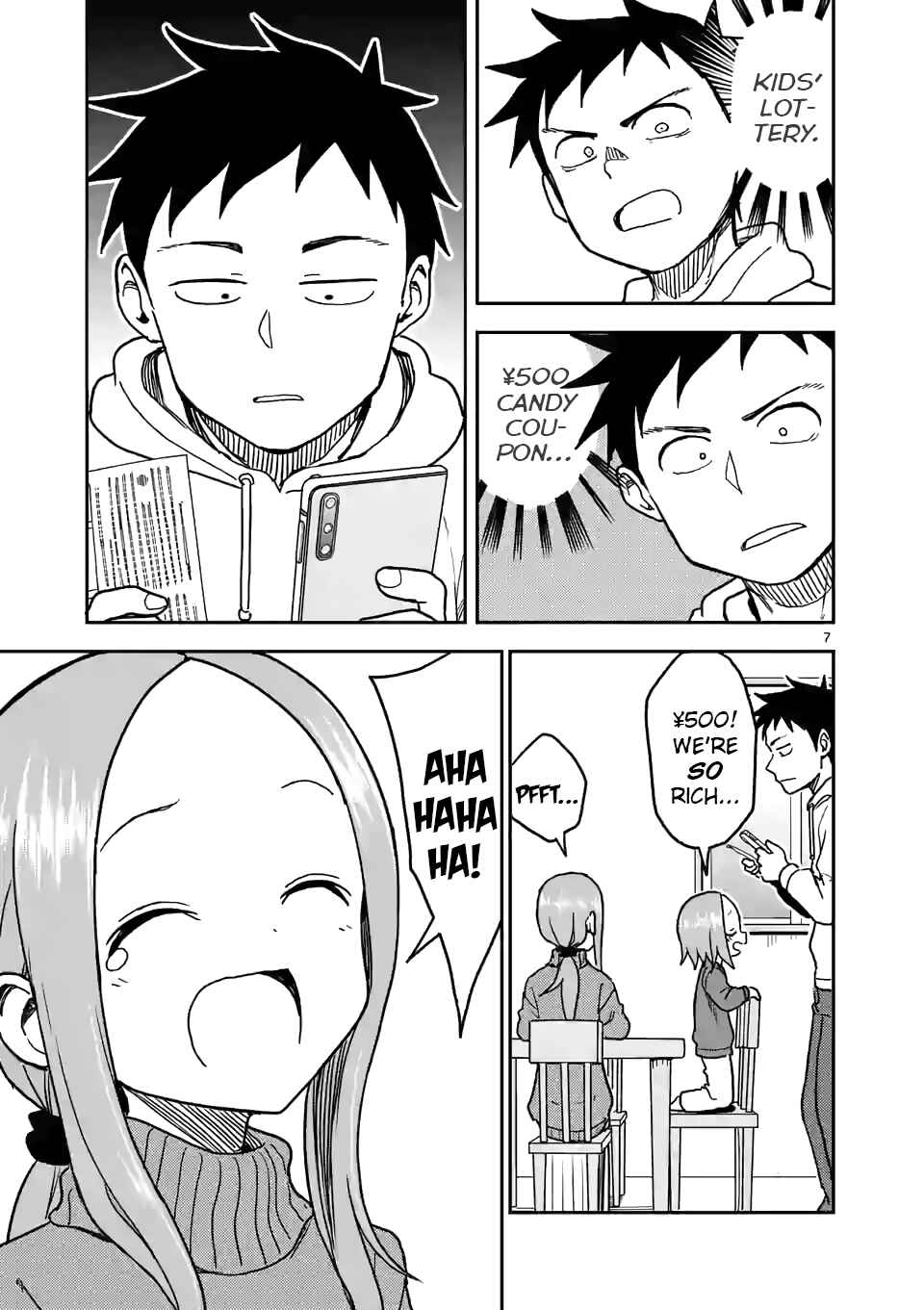 Karakai Jouzu no (Moto) Takagi-san Chapter 119 - Page 7